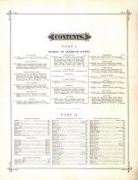 Table of Contents 1, Randolph County 1882